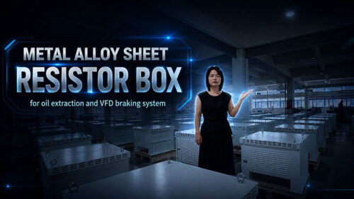 Metal alloy sheet resistor box is designed for an European client